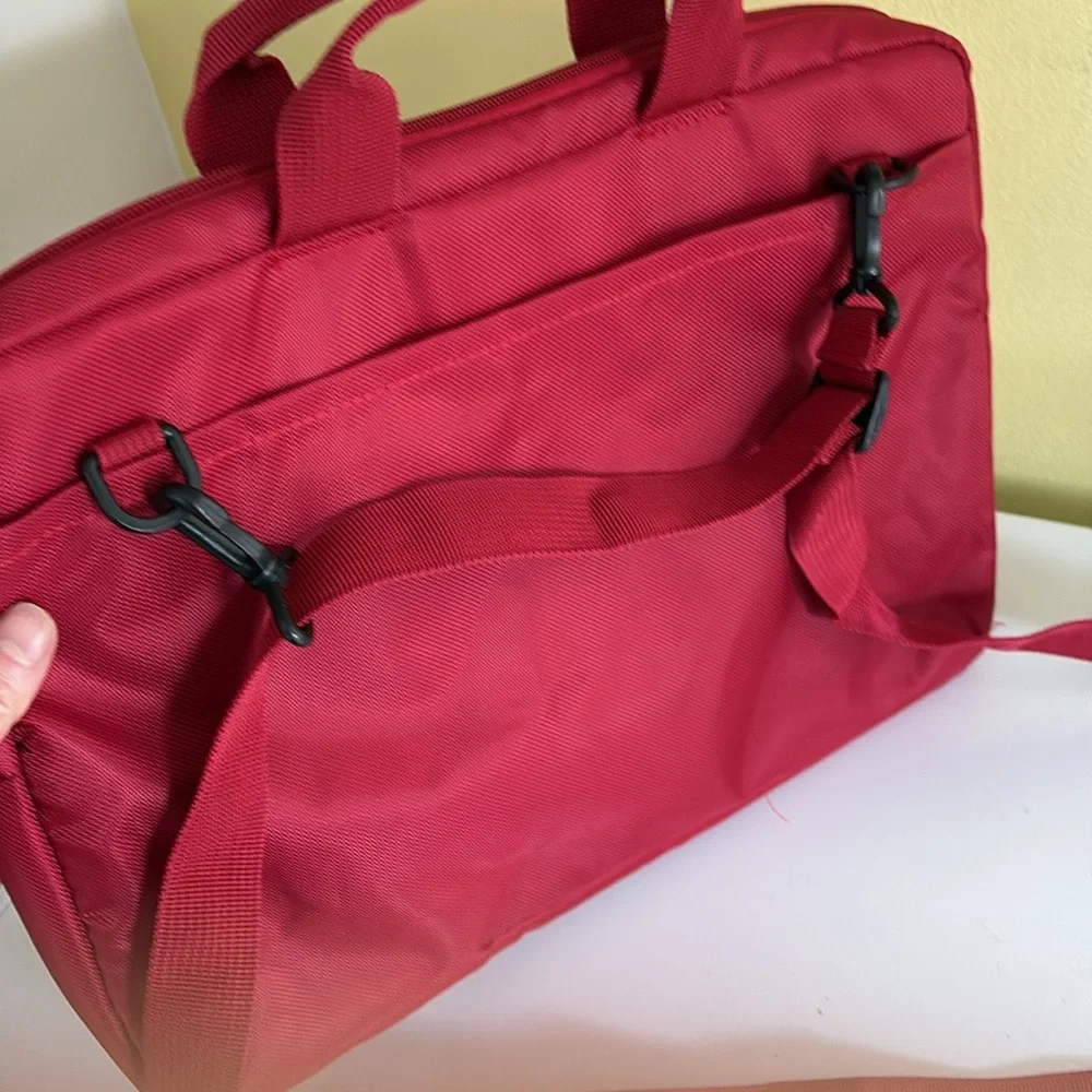 Tucano Red Nylon Minimalist Laptop Bag